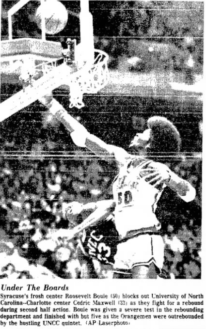 Roosevelt Bouie versus Charlotte 1977