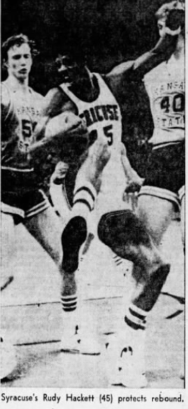 Rudy Hackett rebound versus Kansas State